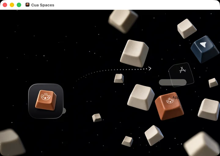 The Cua Spaces installer window